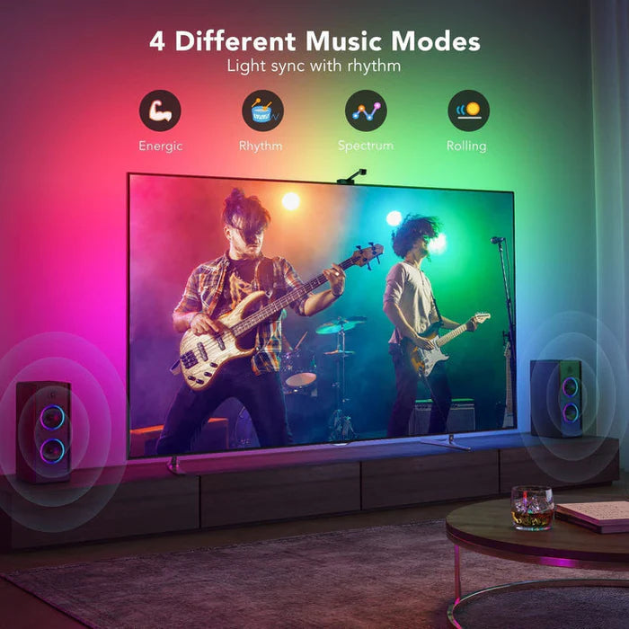 Govee Envisual TV LED Backlights with Camera, DreamView T1 RGBIC Wi-Fi TV Backlights for 55-65 inch TVs Govee