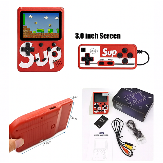 SUP Mario Retro Game Box Console with 400 games and joystick