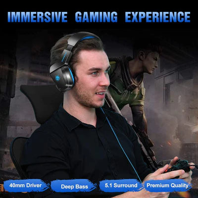 PHOINIKAS H1 Gaming Headset - Blue PHOINIKAS