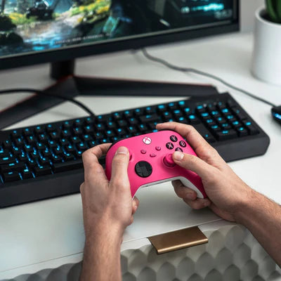Xbox Wireless Controller - Deep Pink for Xbox Series X|S, Xbox One, and Windows Devices MICROSOFT