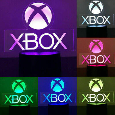 Gaming Room Desk Setup Lighting Decor 3D Visual LED Night Lamp - 7 Color Change FULLOSUN
