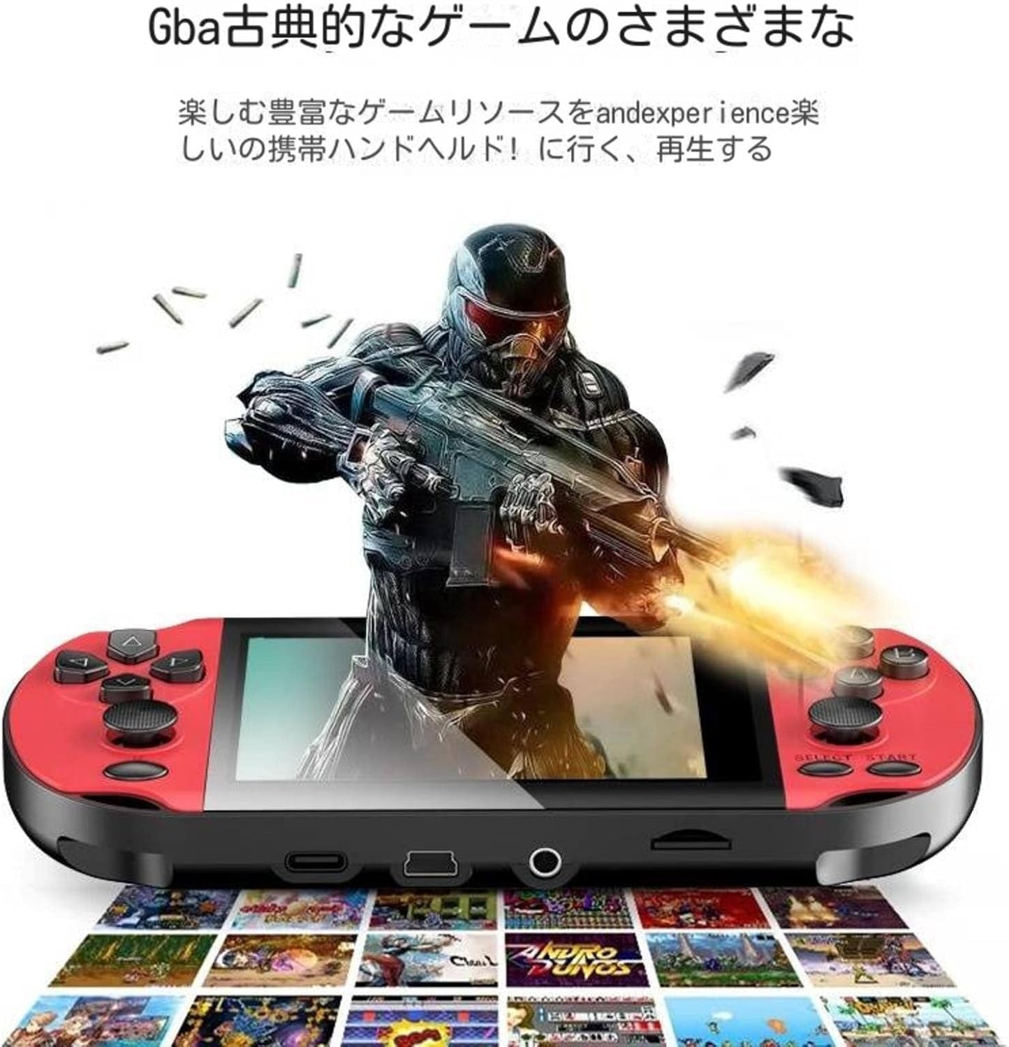 X7S Dual Rocker Handheld Game Console with 3.5'' Screen, 16GB Memory, 1200 Built-in Games