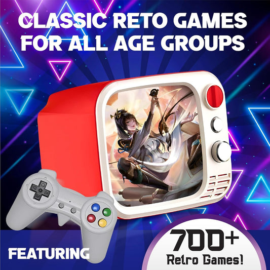 Portable Mini TV Gaming,Handheld Retro Gamebox Console with 740 Classic Games