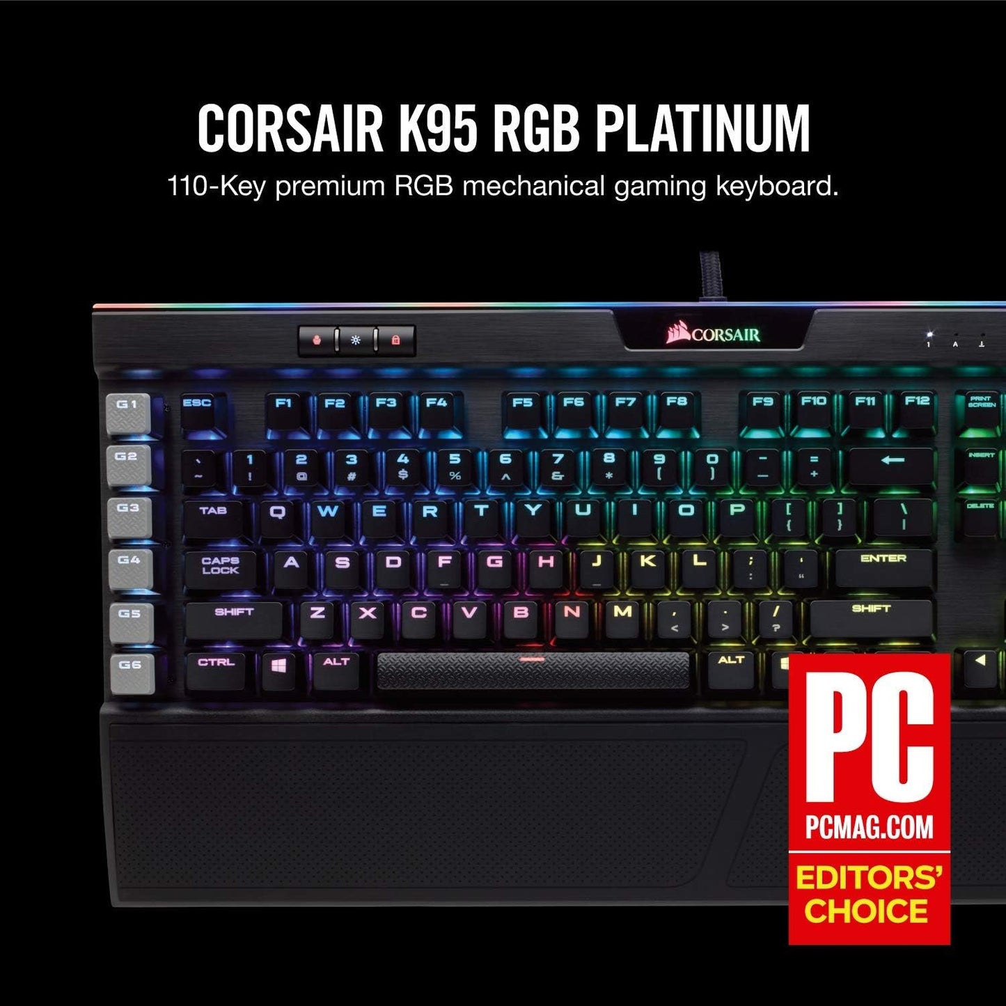 Corsair K95 Platinum RGB Mechanical USB Gaming Keyboard CORSAIR