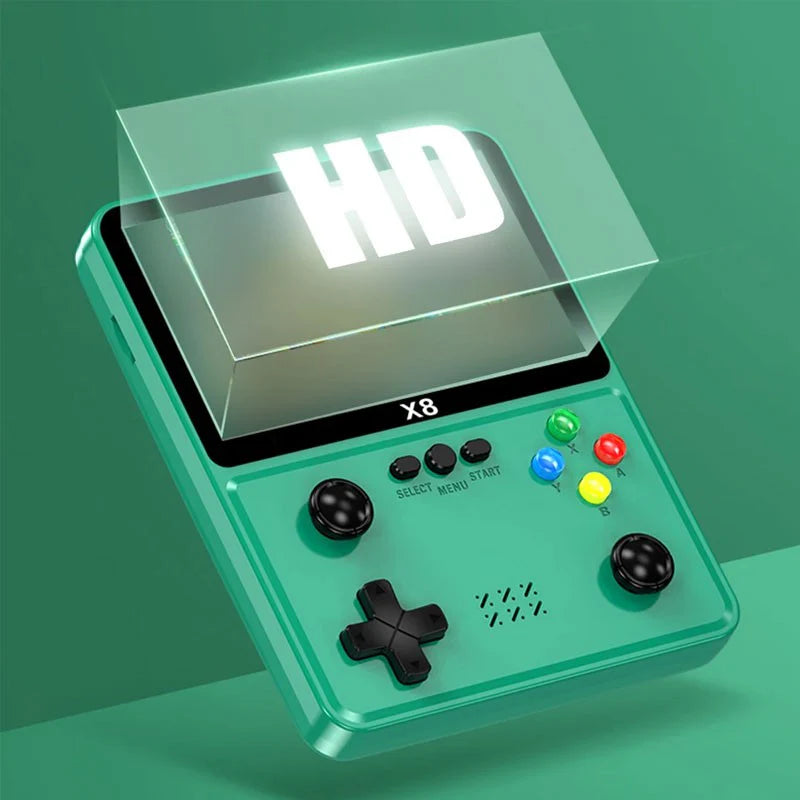 X8 Game Console, 4 Inch IPS Screen Handheld Game Player emulator