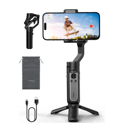 Hohem iSteady XE Phone Gimbal Stabilizer (2023) with a Magnetic Light