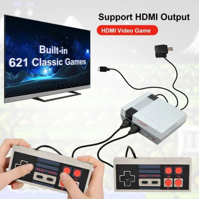 Classic Retro Game Console with 621 8bit Games - HDMI Output IPLAY