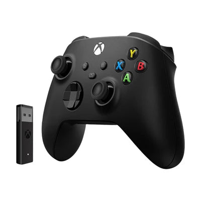 Xbox Wireless Controller (2020) with Wireless Adapter For Windows - Carbon Black MICROSOFT