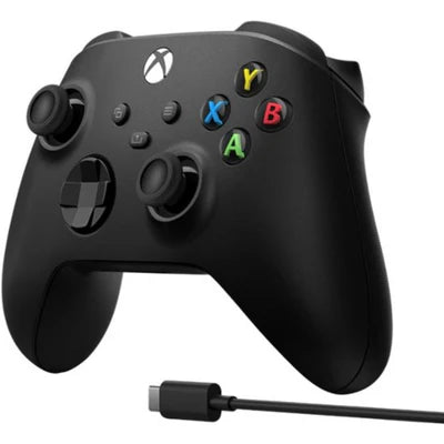 Xbox Wireless Controller for Xbox Series X|S, Xbox One and Windows Devices with USB-C Cable - Carbon Black MICROSOFT