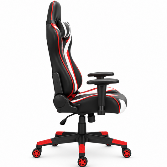 RG Max Pro Reclining Gaming Chair – Black, White & Red RG-MAX