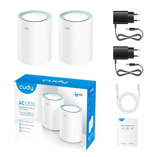 Cudy AC1200 Gigabit Whole Home WiFi Mesh System Cudy