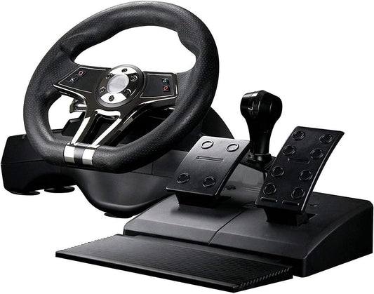 FLASHFIRE Hurricane Gaming Steering Wheel With Pedals PS4/PS3 - gametricks