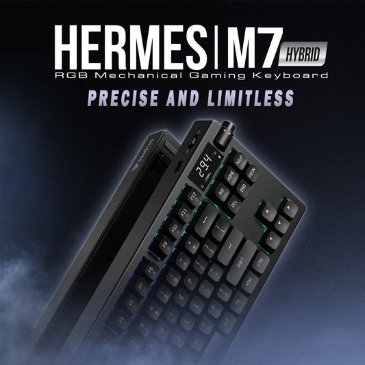 GAMDIAS Hermes M7 Hybrid TKL Mechanical Keyboard - gametricks