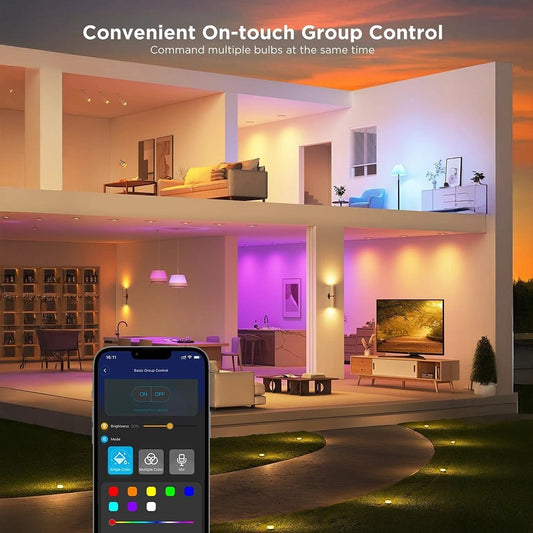 Govee GU10 Smart LED Bulb 2 Pack WiFi RGB Spotlight – Works with Alexa & Google - gametricks