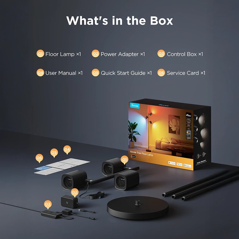 Govee Tree Floor smart projectintg Lamp - gametricks