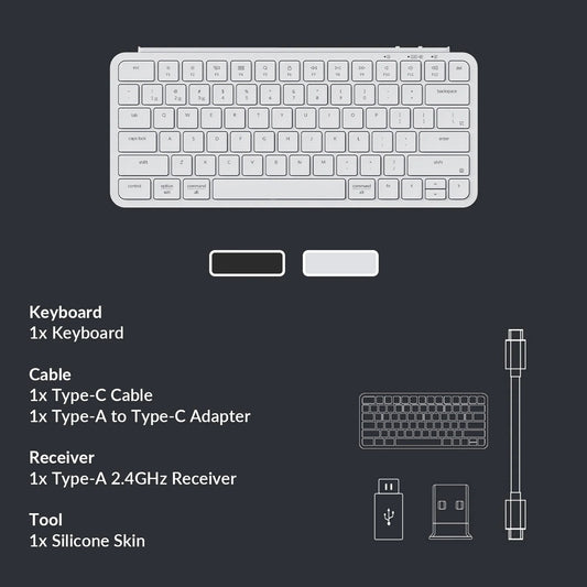 Keychron B1 Pro Lightweight Ultra - portable Compact 75% for PC & MAC - gametricks