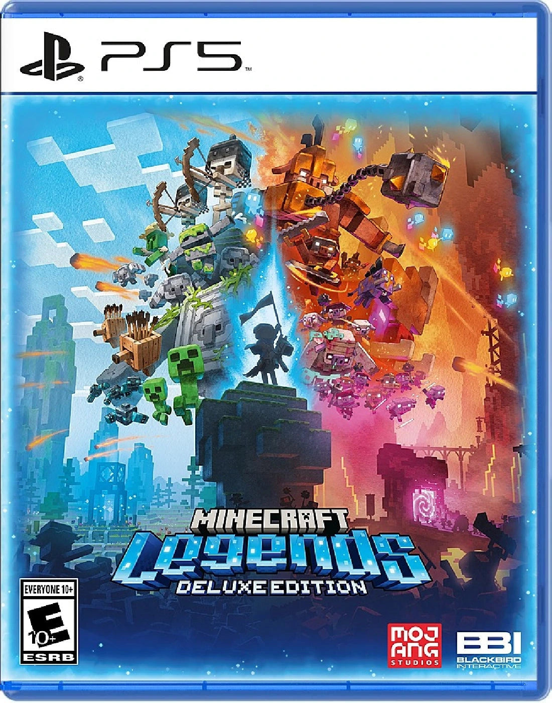 Minecraft Legends Deluxe Edition - PlayStation 5 front cover