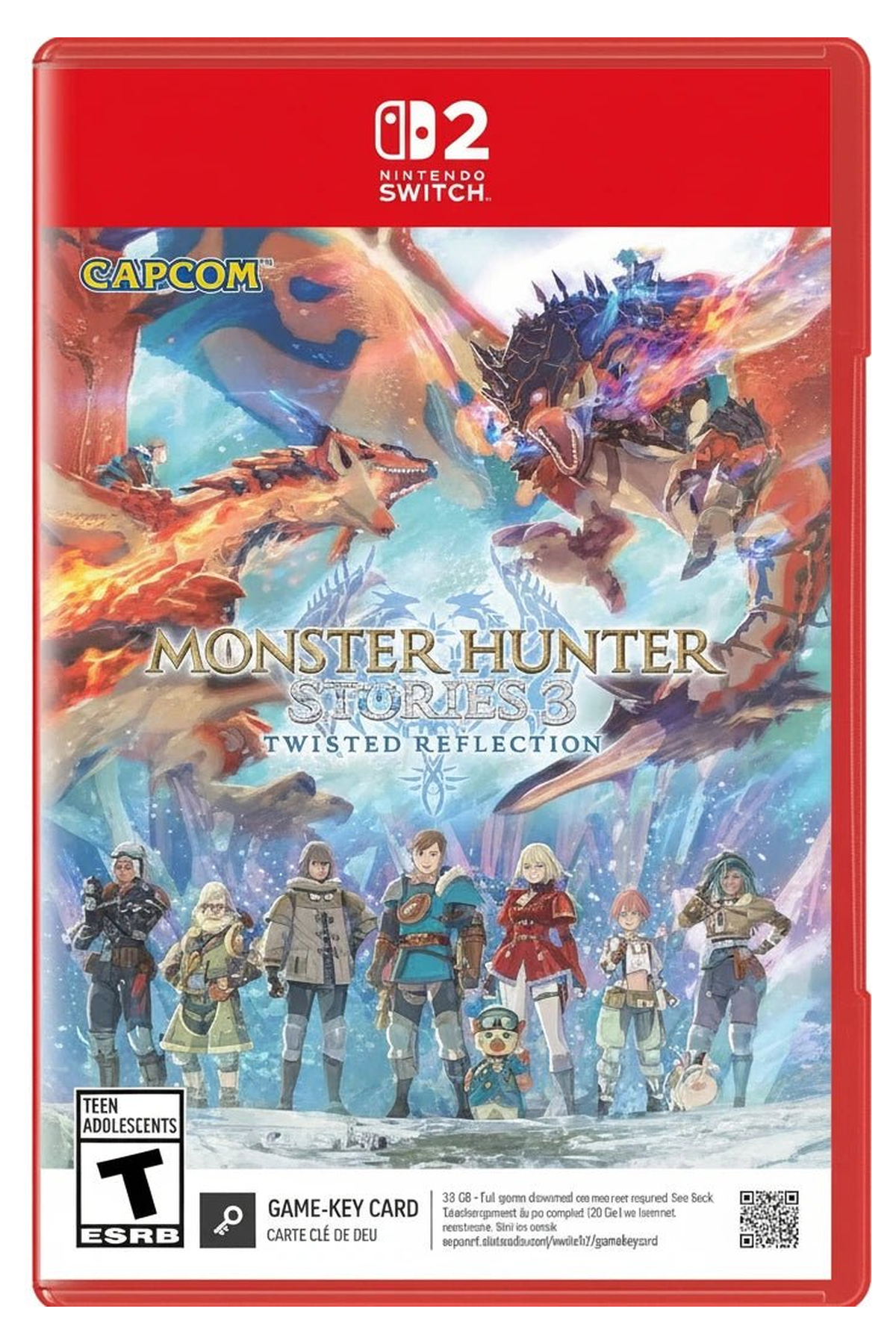 Monster Hunter Stories 3: Twisted Reflection - Nintendo Switch 2 – Nintendo Switch 2 physical game cover, front view