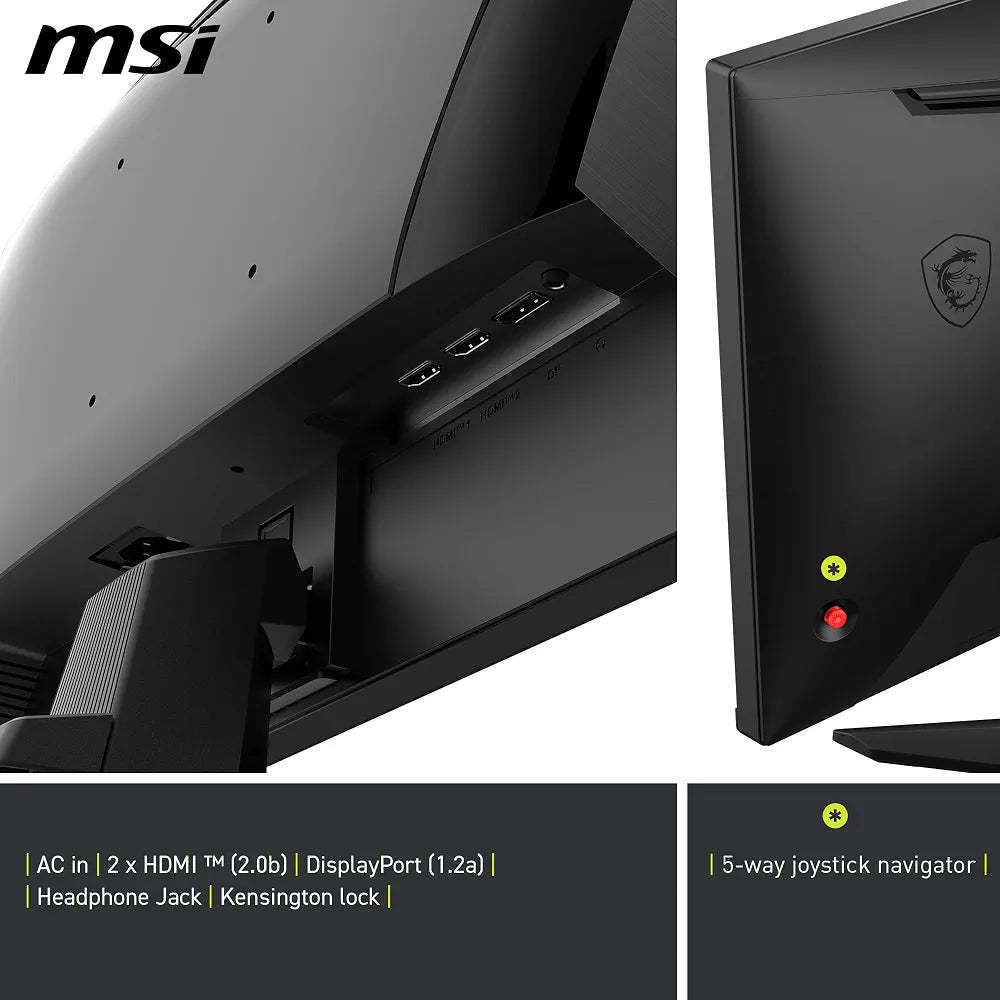 MSI MAG 255F E20 24.5-Inch FHD 200Hz, 0.5ms, HDR Ready, Gaming Monitor