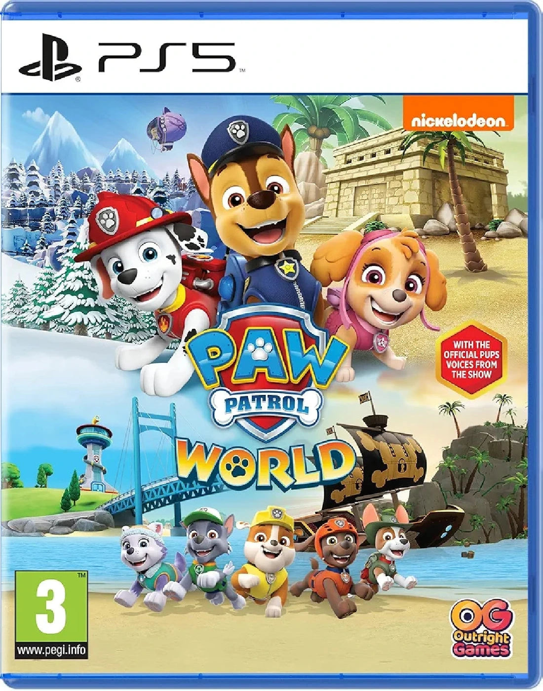 Paw Patrol World - PlayStation 5 | PS5 front cover