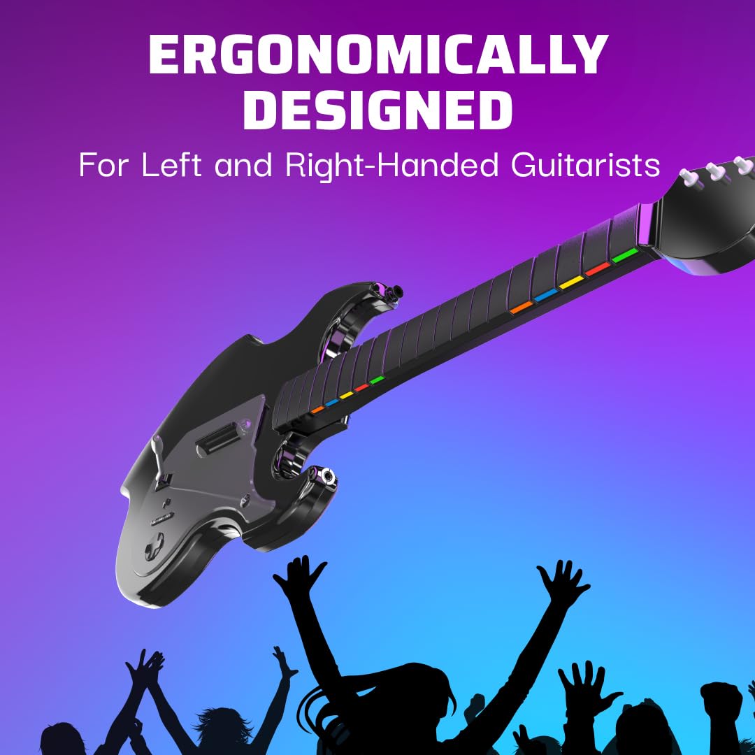 PDP RIFFMASTER Wireless Guitar Controller, Rock Band 4, Fortnite Festival - PS5 | PS4 - gametricks