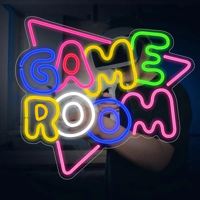 LED Light Neon Sign For Wall Decor 35×32 cm - Game Room