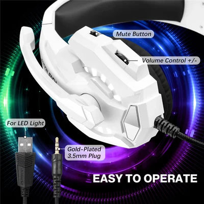 kOTION Each G9000 Gaming Headset - White Kotion Each