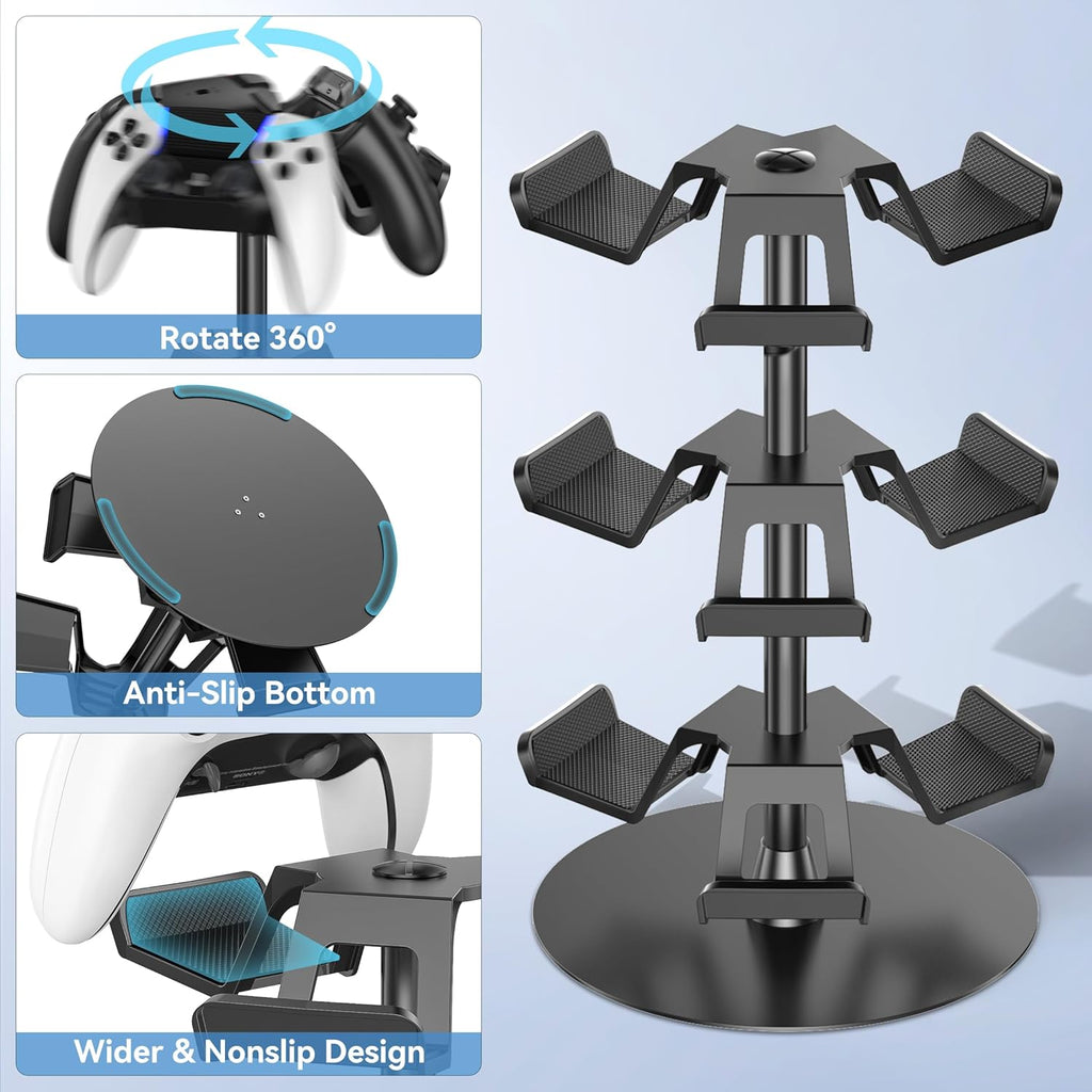 Oivo Universal Desk Stand For Controllers, Headset & Accessories - 3 Tiers IPEGA