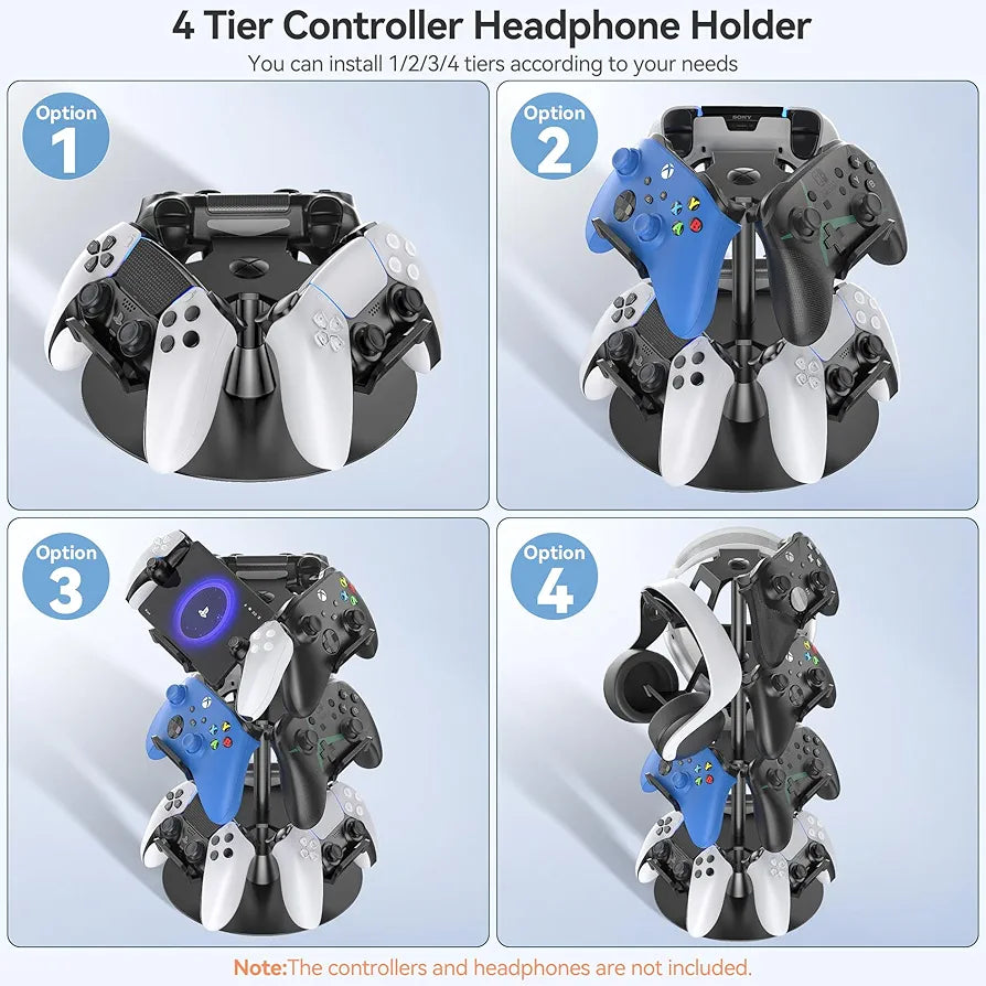 Oivo Universal Desk Stand For Controllers, Headset & Accessories - 4 Tiers IPEGA