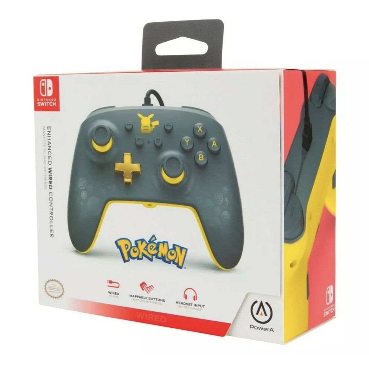 PowerA Enhanced Wired Controller for Nintendo Switch - Pokémon: Pikachu POWERA