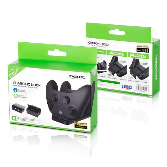 Dobe Dual Charging Station with Two Rechargable Batteries for Xbox Series X|S and Xbox One Controllers CRONUS ZEN