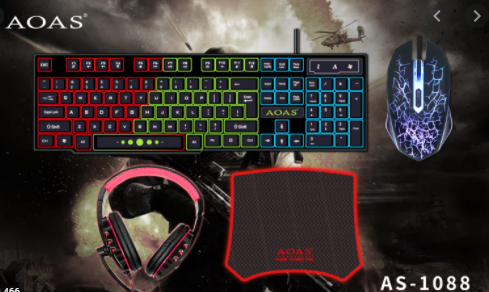 AS-1088 4 in 1 Best Budget Gaming Combo