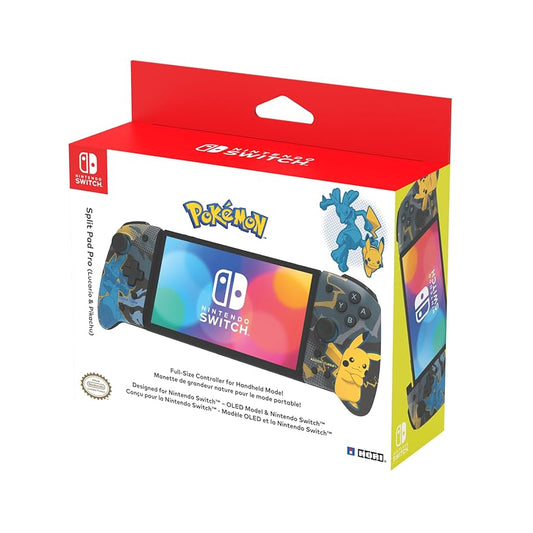 Hori Split Pad Pro Handheld Controller for Nintendo Switch - Pikachu & Lucario HORI