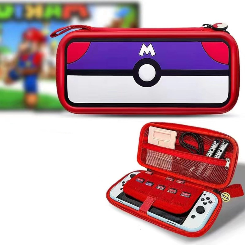 3D Pattern Deluxe Hard Protective Carrying Bag for Nintendo Switch - Pokemon IPLAY