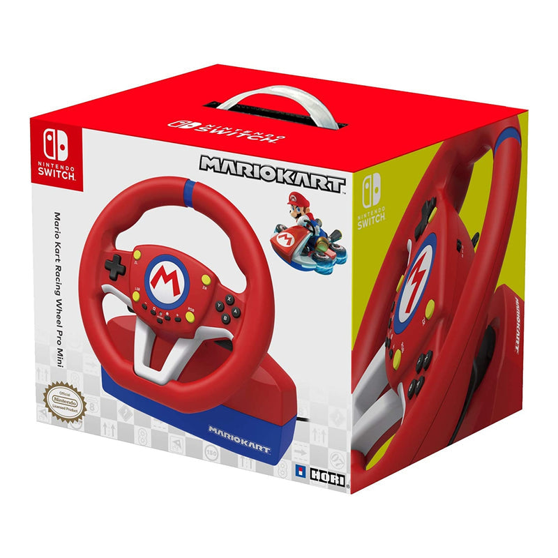 Hori Nintendo Switch Mario Kart Racing Wheel Pro Mini - Officially Licensed By Nintendo HORI