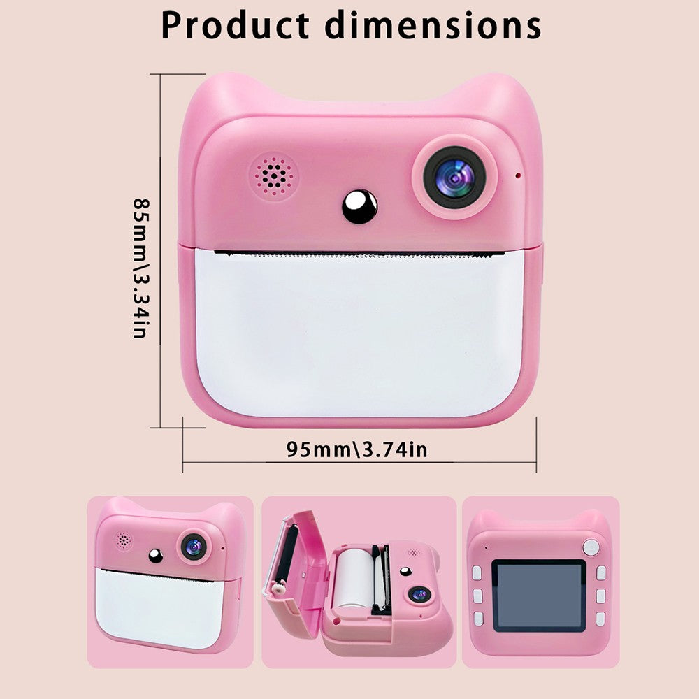 Kids Print Camera 2400W High-Clear Digital Camera With 2.4IPS FETN