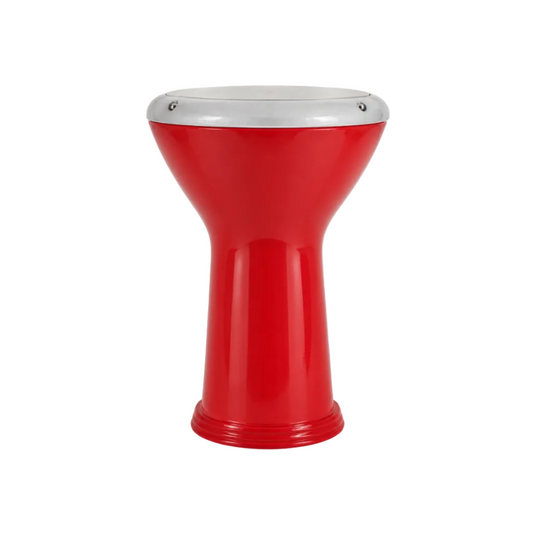 Small metal darbuka for kids 25x16 cm - Red