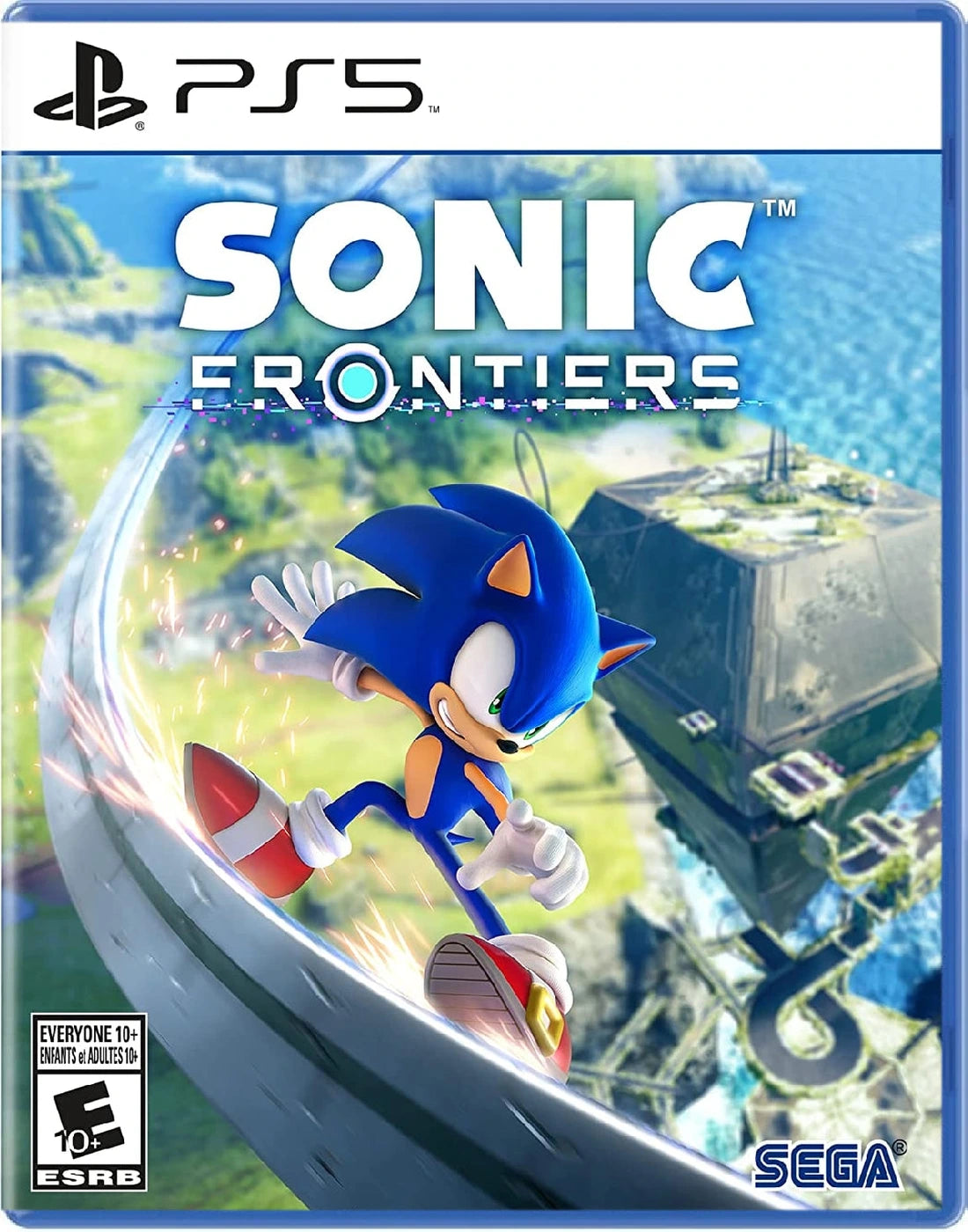 Sonic Frontiers - PlayStation 5 front cover
