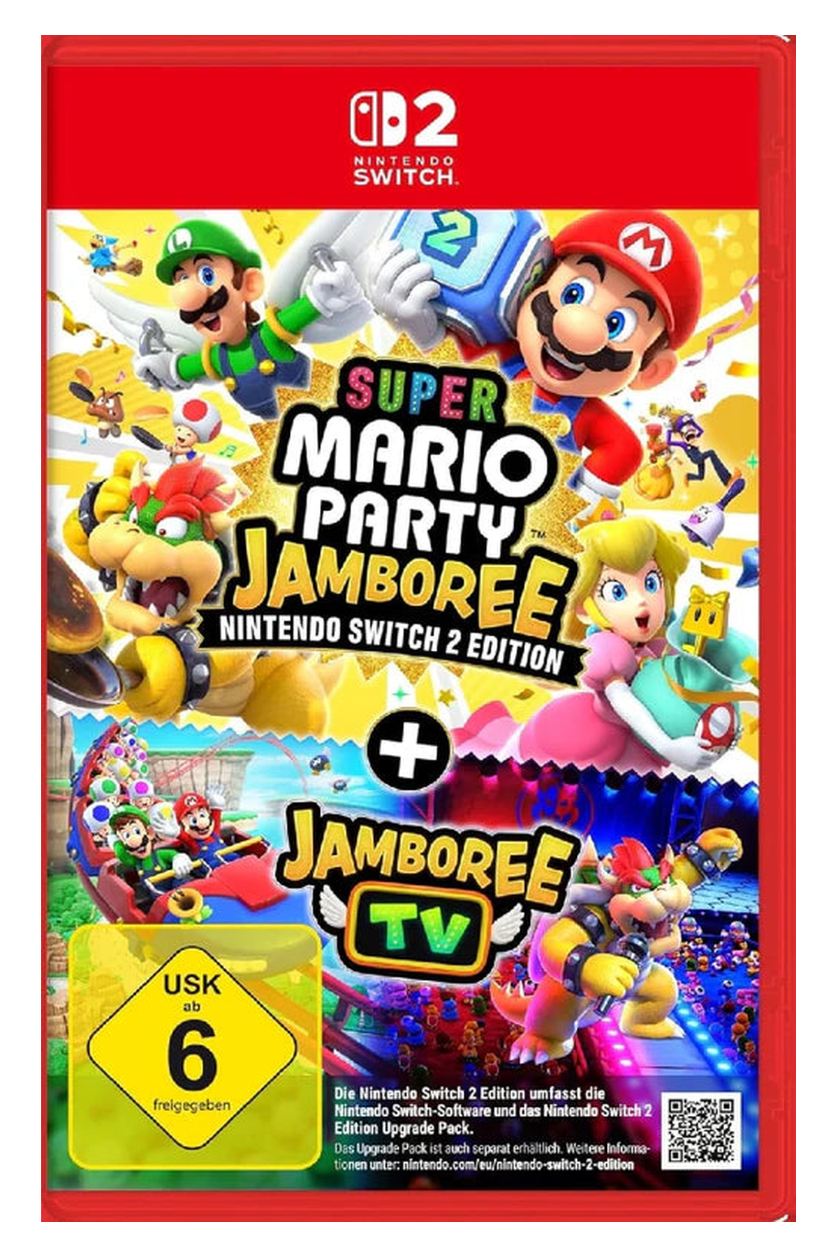 Super Mario Party Jamboree - Nintendo Switch 2 Edition + Jamboree TV – Nintendo Switch 2 physical game cover, front view