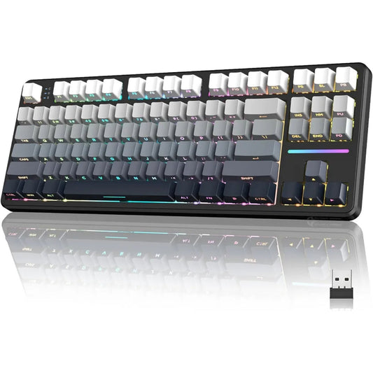ATTACK SHARK X87 Wireless Tri-Mode Mechanical Gaming Keyboard - Black
