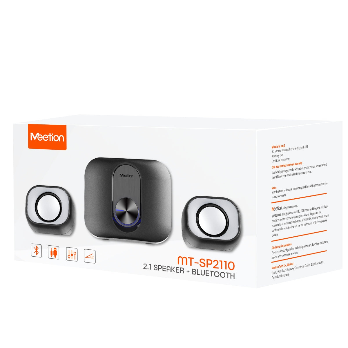 Meetion MT_SP2110 2.1 Office Desktop Speaker + Bluetooth