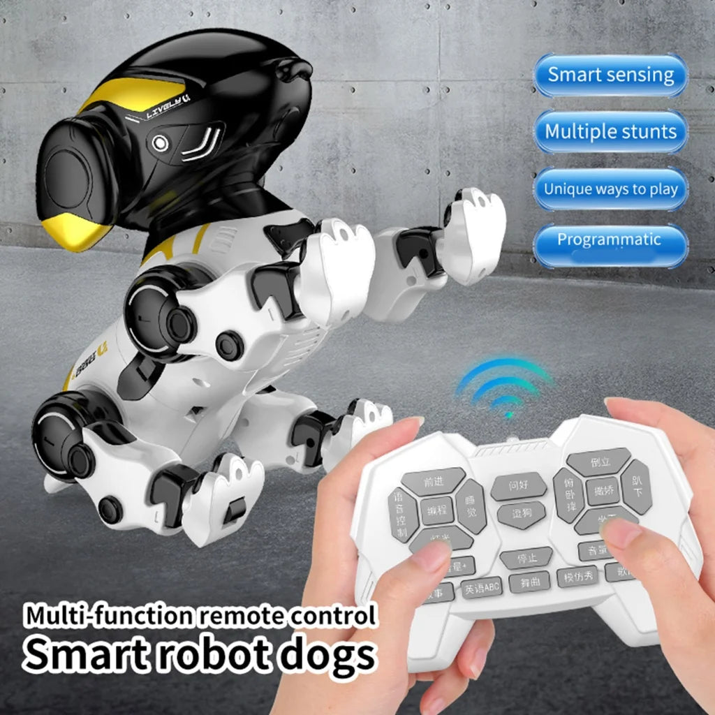 Remote Control Robotic Puppy Toy Handstand Tricks Learning Companion
