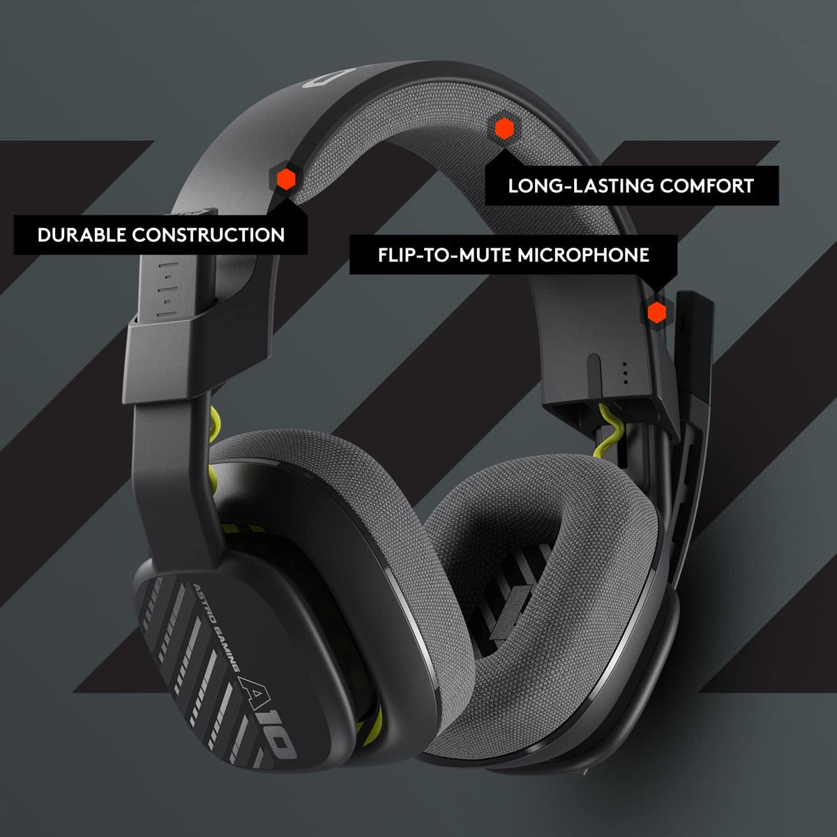 Logitech G Astro A10 Cross-Platform Wired Gaming Headset for PlayStation 5, Xbox Series S|X, Nintendo Switch, and PC