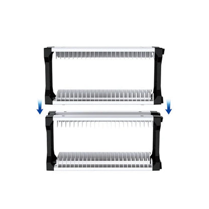 Dobe Game Disc Storage Stand For pS5, PS4, Xbox & Nintendo Games with Hanging Hook - Black/White DOBE