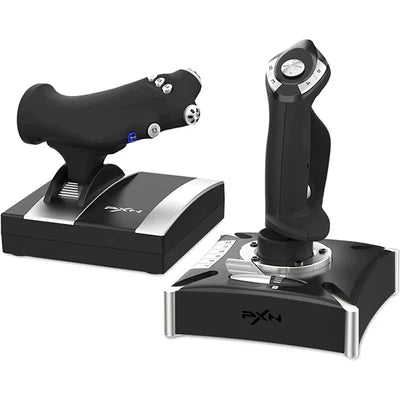 PXN 2119 Pro Flight Simulator Joystcik "rocker arm unit" and "throttle valve" with Vibration Function For PS4/Xbox One/Xbox Series X|S/Windows PC