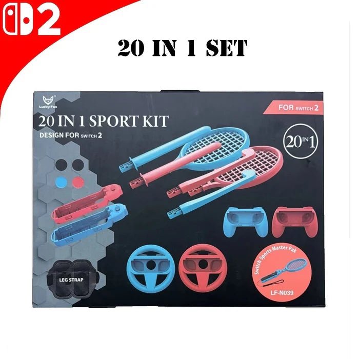 20 in 1 Sports Kit Accessories For Nintendo Switch 2 - gametricks