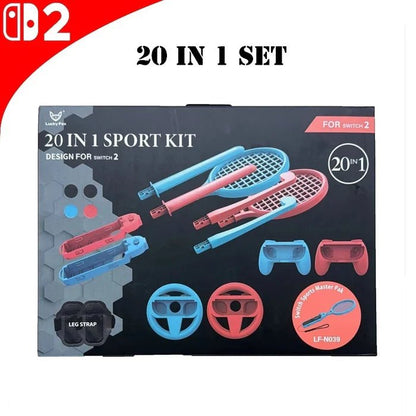 20 in 1 Sports Kit Accessories For Nintendo Switch 2 - gametricks