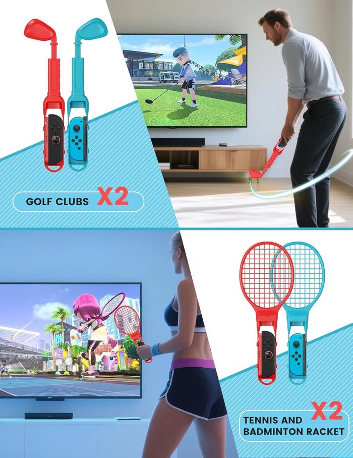 20 in 1 Sports Kit Accessories For Nintendo Switch 2 - gametricks