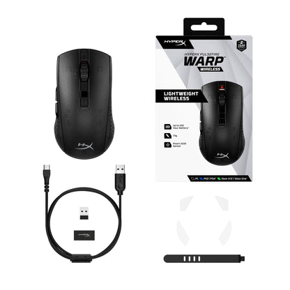 HyperX Pulsefire Warp – Ultra-Fast Wireless Gaming Mouse with Pixart 3335 Sensor HYPERX