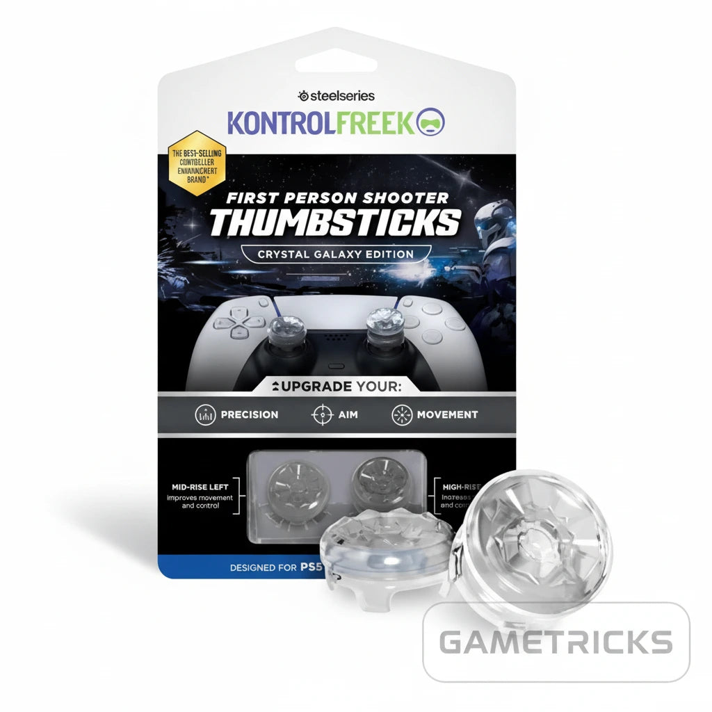 KontrolFreek FPS Freek Galaxy Crystal Edition for PS4 & PS5 Controllers KONTROLFREEK
